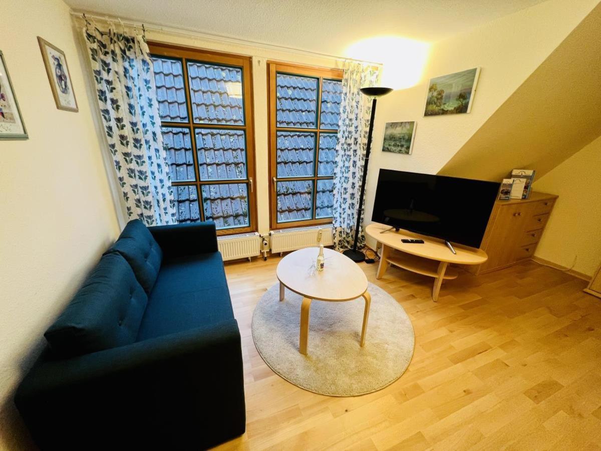 Blaue Tulpe, Balkon Mit Traumblick Apartment รอสต็อค ภายนอก รูปภาพ