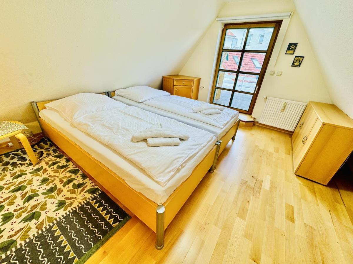 Blaue Tulpe, Balkon Mit Traumblick Apartment รอสต็อค ภายนอก รูปภาพ